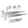 Smiths Ironmongery Ring Latch Side Gate Kit Zinc Plated