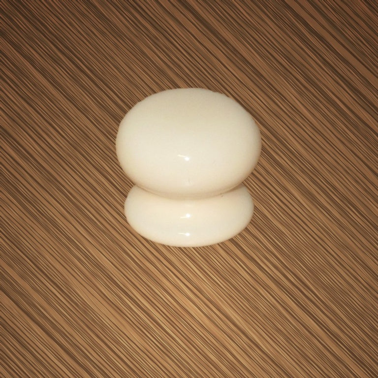 Securit Ceramic Knob Beige 35mm Pack of 5