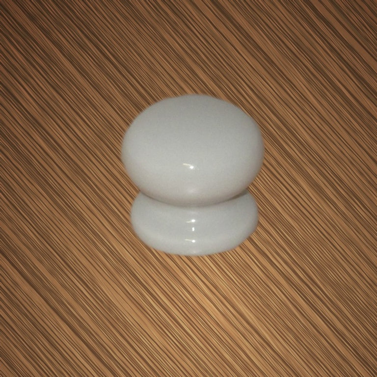 Securit Ceramic Knob Grey 35mm - Pack of 5