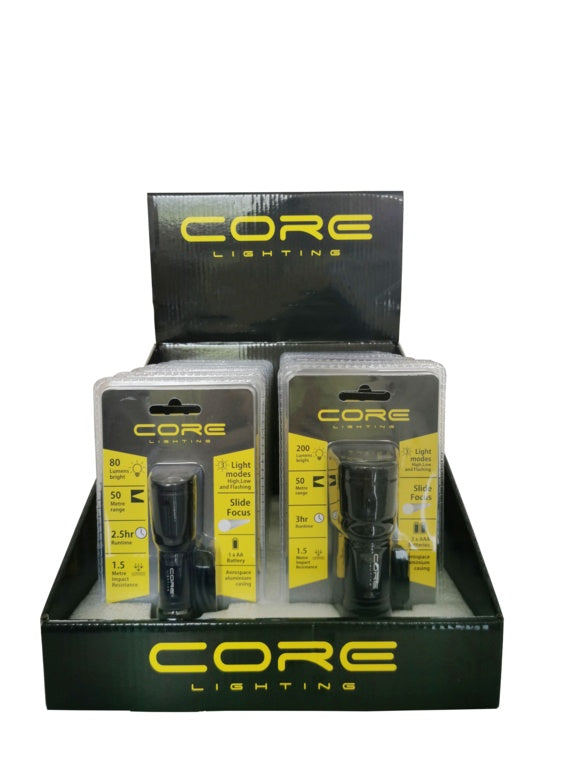 Core Slide Focusing Torch 80 Lumens