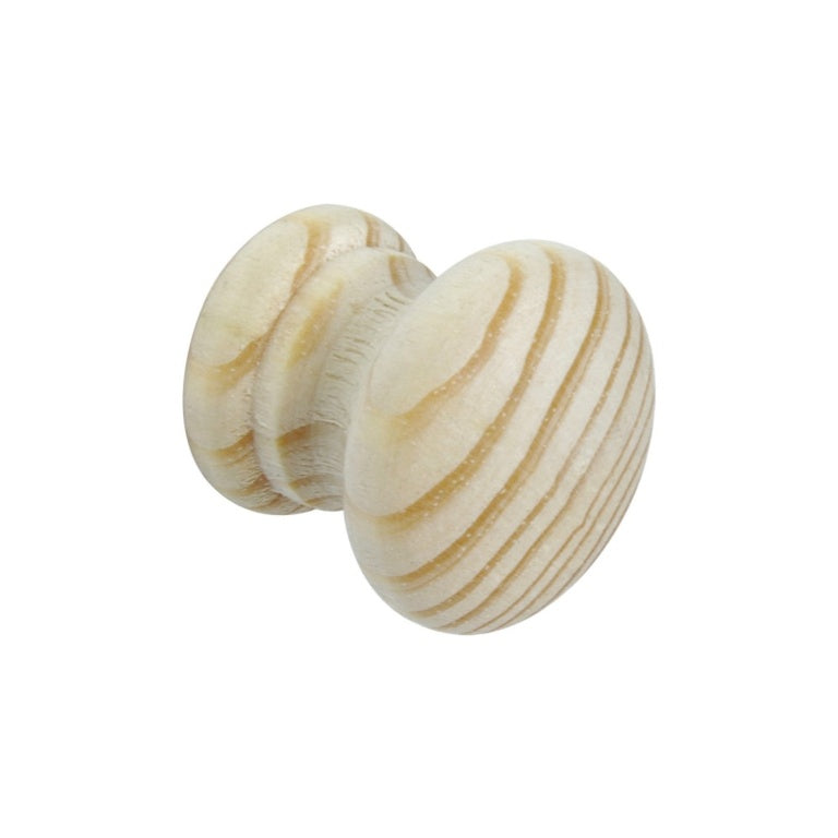 Securit Pine Knobs with Metal Inserts (2) 35mm