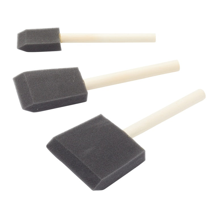 Fit For The Job Foam Brush Set 3 Piece