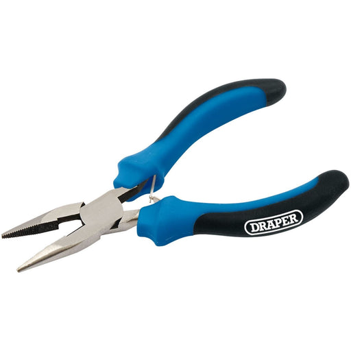 Draper Soft Grip Long Nose Mini Pliers, 125mm Draper - Town Tools