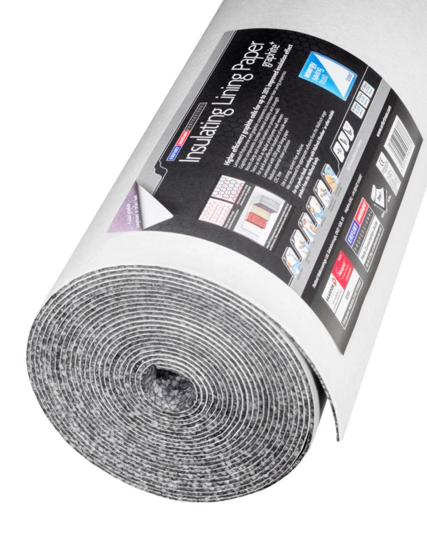 Erfurt Insulating Graphite Plus 7.5m x 50cm 3.75m² Coverage