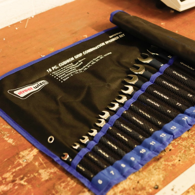 Streetwize Comfi Grip Combination Spanner Set 16 Piece