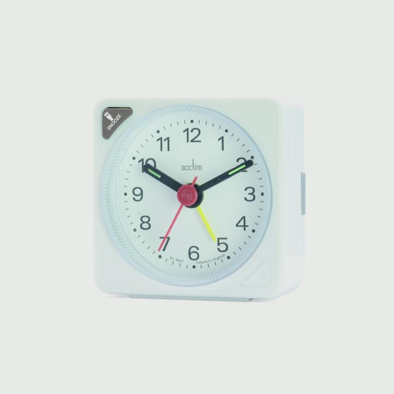 Acctim Ingot Crescendo Alarm Clock White