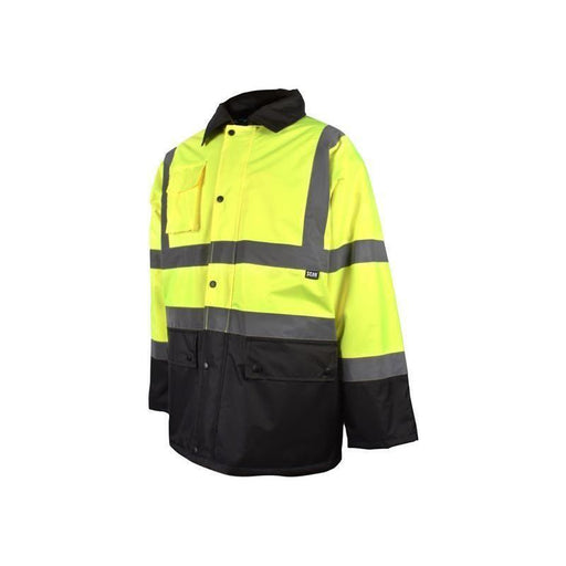 Scan Hi-Vis Yellow/Black Motorway Jacket - M (41in) Scan - RockBottom Nothampton