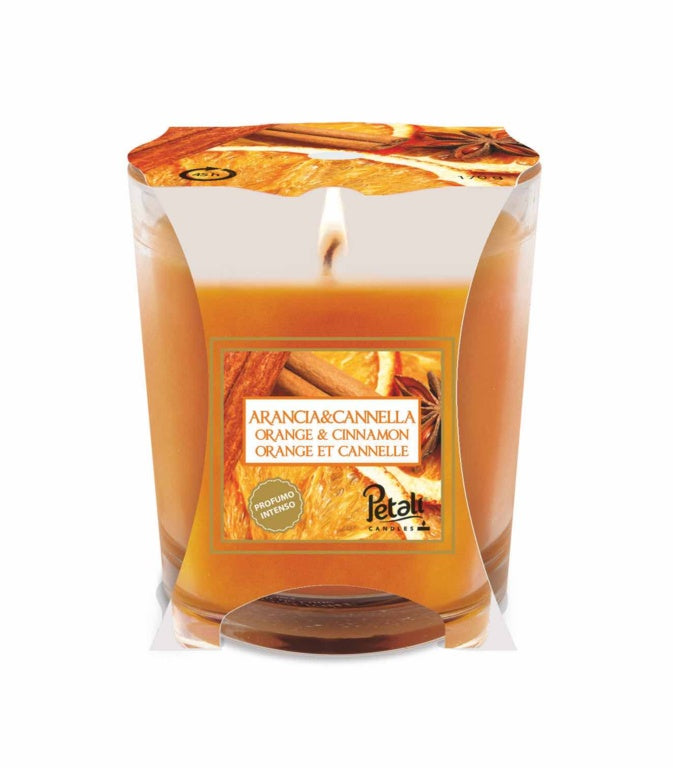 Price's Candles Petali Medium Candle Jar Orange & Cinnamon