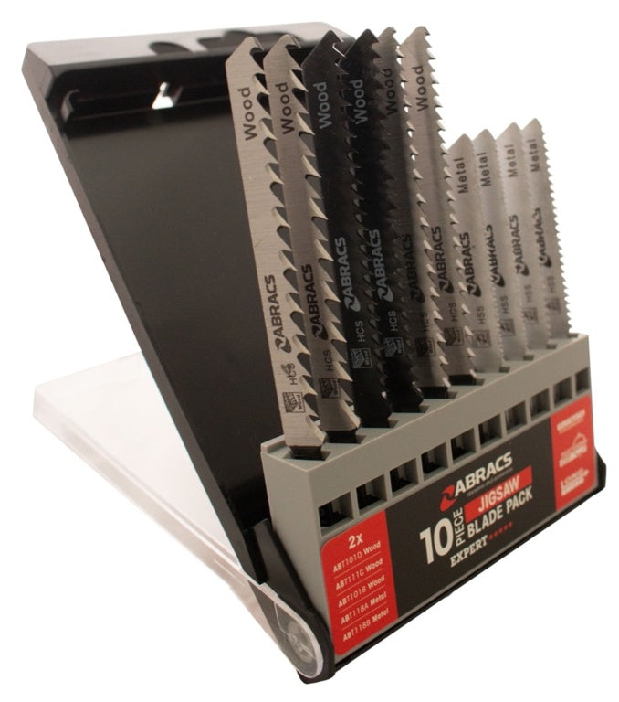 Abracs Jigsaw Blade For Wood & Metal Assorted Pack 10