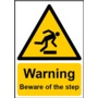 Smiths Architectural Danger Beware Step Sign 148mmx210mm