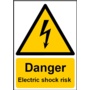 Smiths Architectural Danger Electric Shock Sign 148mmx210mm
