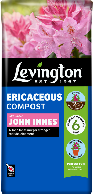 Levington Peat Free Ericaceous Compost With John Innes 25L