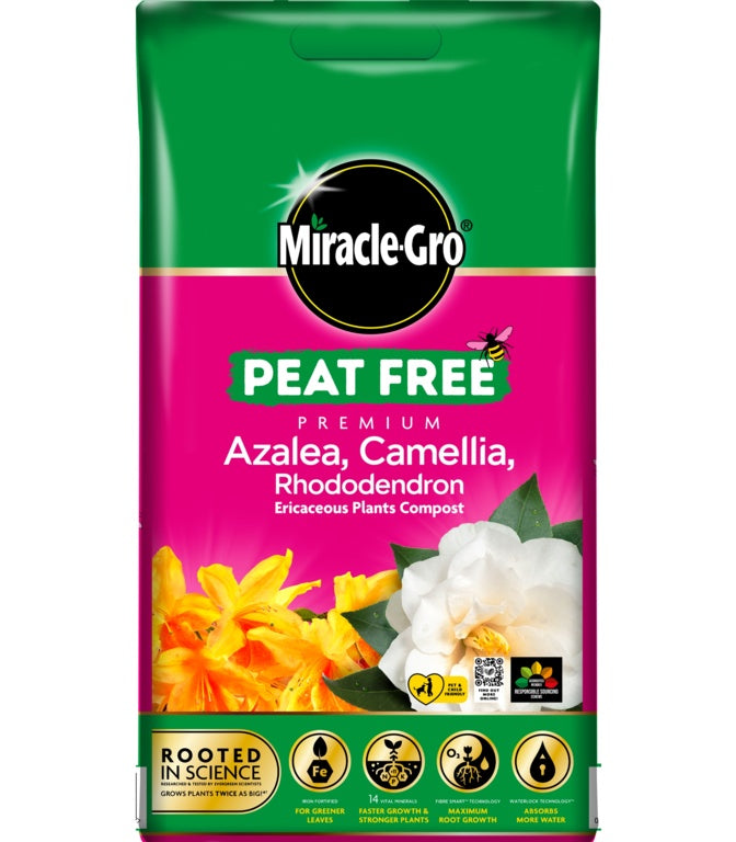 Miracle-Gro® Peat Free ACR Ericaceous Compost 10L