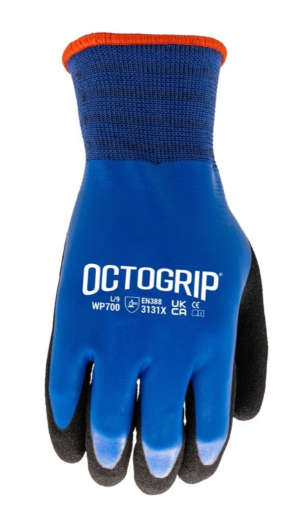 Octogrip 15g Double-dipped Latex Waterproof Glove Large