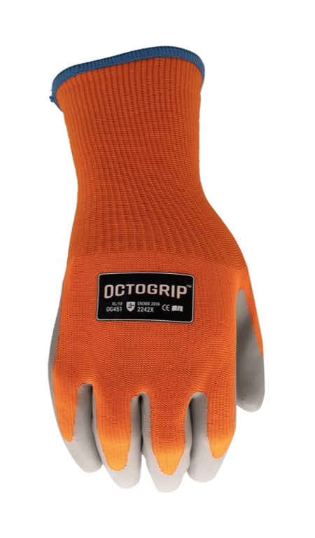 Octogrip 10g Winter Fleece Lined Glove with Latex Palm Med
