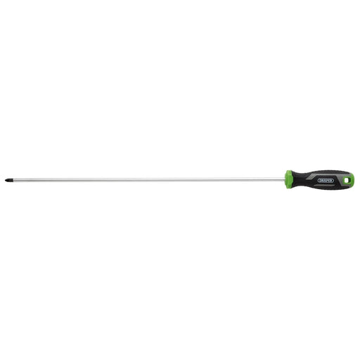 Draper Pozi Soft Grip Screwdriver, PZ2 x 450mm Draper - Town Tools