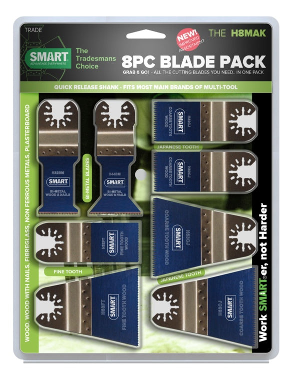 Smart Multi Tool Blade Set 8 Piece