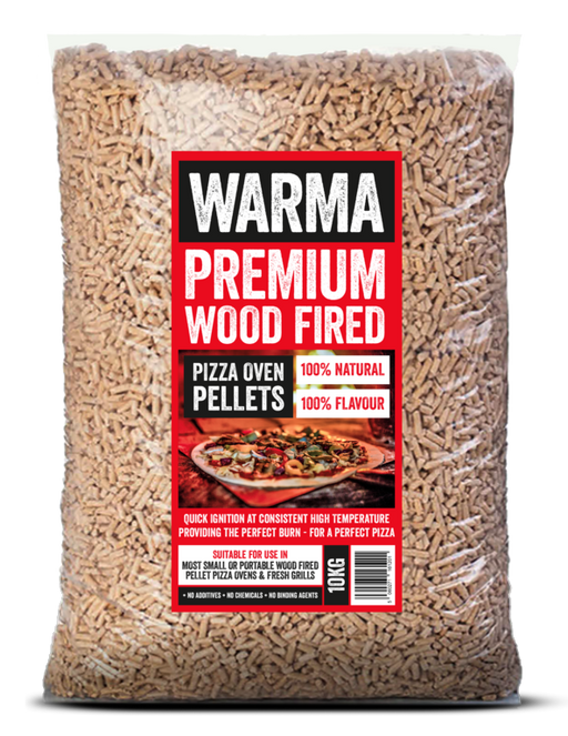 Warma Premium Wood Fired Pizza Oven Pellets 10kg