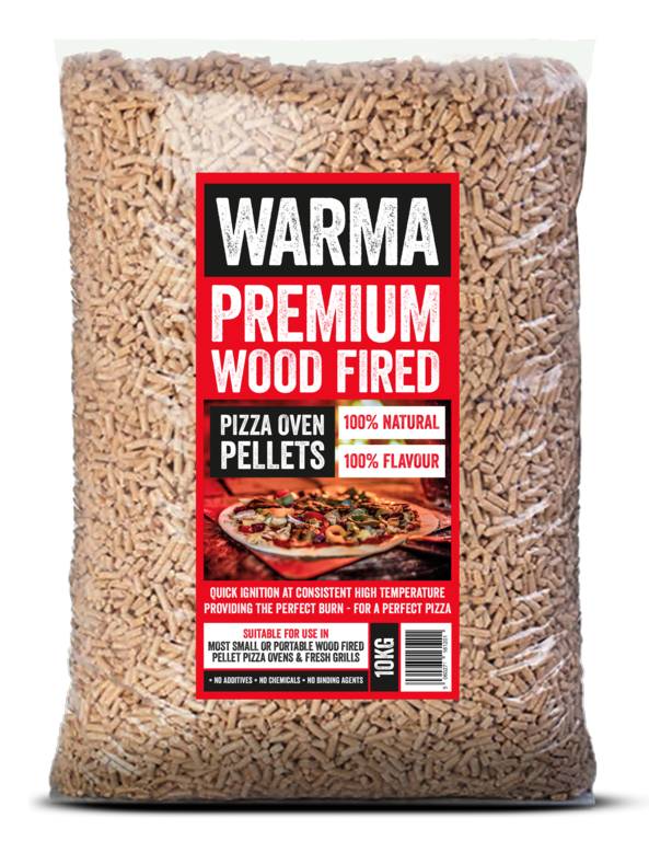 Warma Premium Wood Fired Pizza Oven Pellets 10kg