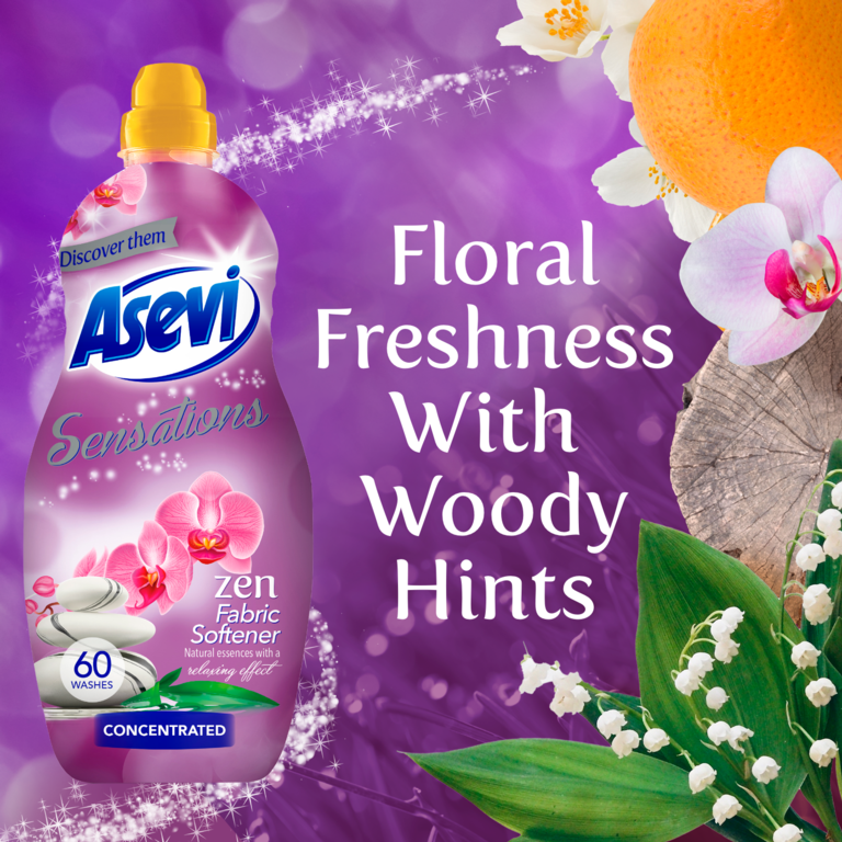 Asevi Sensations Fabric Softener 1320ml Zen