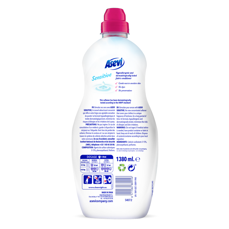 Asevi Fabric Softener 1.5L Sensitive