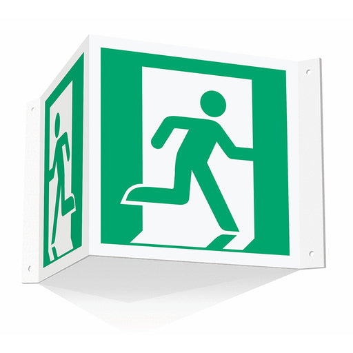 Fire Exit Symbol (Projection sign) - PP (200mm face)