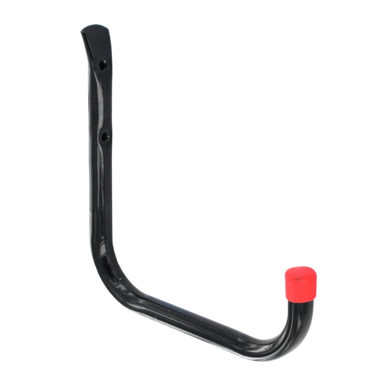 Securit Single Tubular Hook Black 190mm