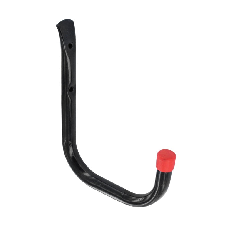 Securit Single Tubular Hook Black 150mm