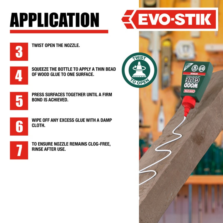 Evo-Stik Resin 'W' Wood Adhesive (Interior) 250ml