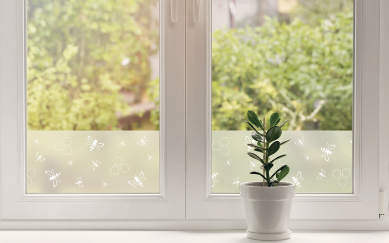 d-c-fix® Bees Static Cling Window Border 1.5m