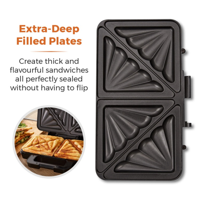 Tower Deep Fill Sandwich Maker 900w