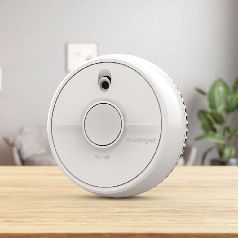 Fire Angel CO/Smoke Alarm With Replaceable Battery Twin Pack
