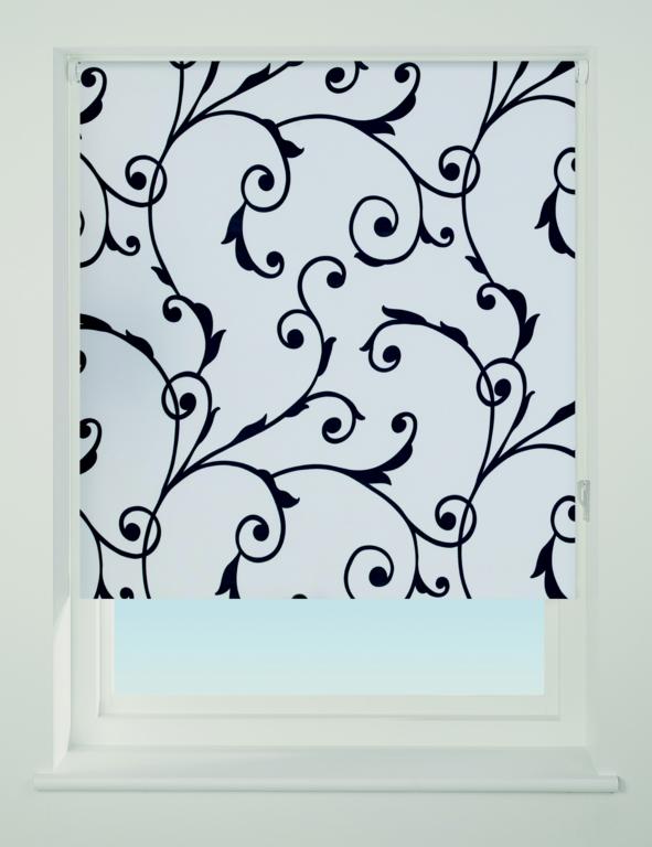 Universal Pattern Blackout Roller Blind Virginia 120cm