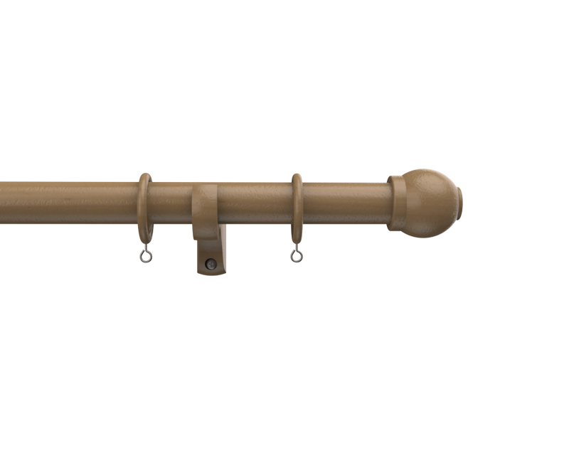 Universal Wood Pole Kit Walnut 1.8m