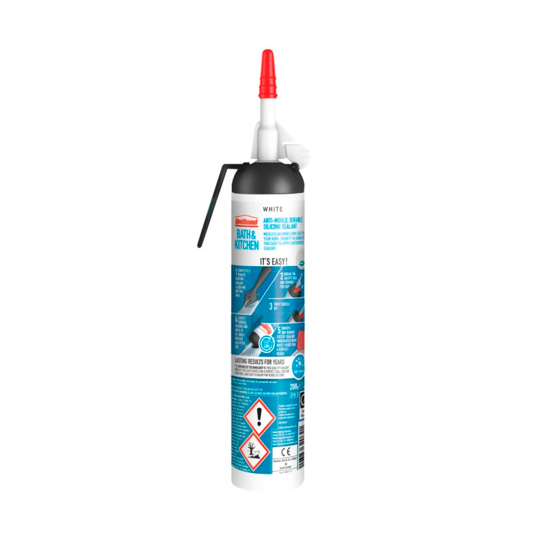 UniBond Bath & Kitchen Pressure Pack 208g White