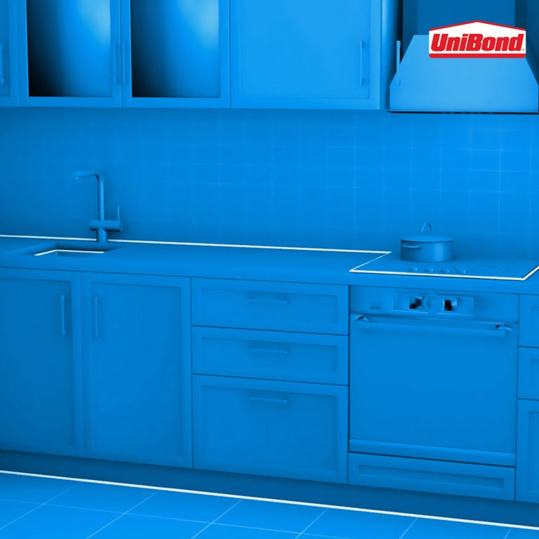 UniBond Bath & Kitchen Pressure Pack 208g White