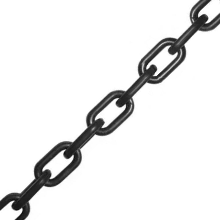 Securit Straight Link Chain Zp Black 4mm x 19mm x 2m