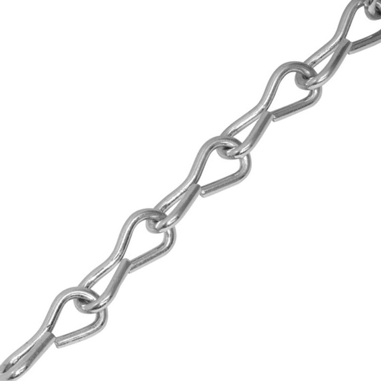 Securit Jack Single Link Chain Galvanised 2mm x 2m