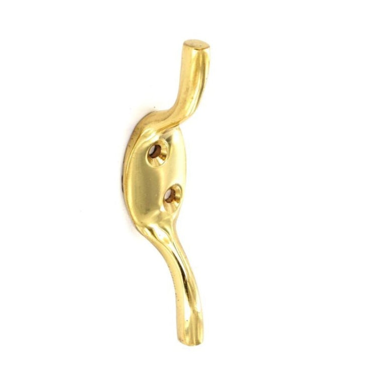 Securit Brass Cleat Hook Medium