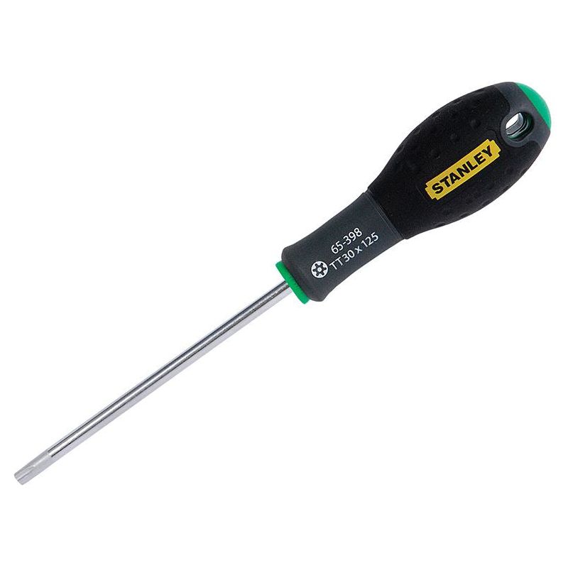 Stanley® Hand Tools FatMax® Screwdriver Tamper-proof TORX Tip TTX30 x 125mm STANLEY® Hand Tools - RockBottom Nothampton