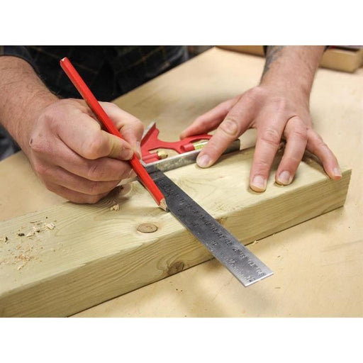 Faithfull Combination Square 300mm (12in) Faithfull - RockBottom Northampton