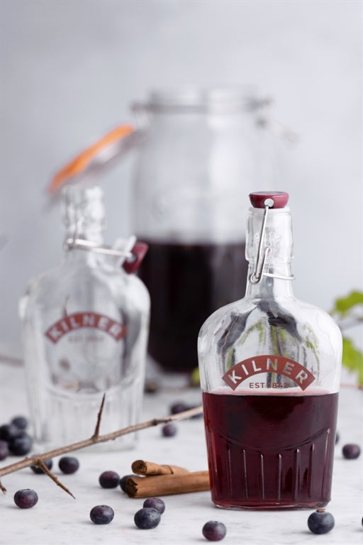 Kilner Clip Top Sloe Gin Bottle 0.3L