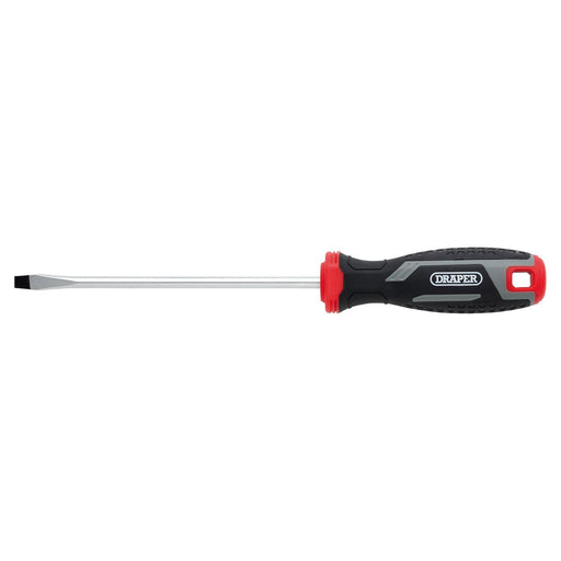 Draper Slotted Soft Grip Screwdriver, SL6 x 150mm Draper - Town Tools