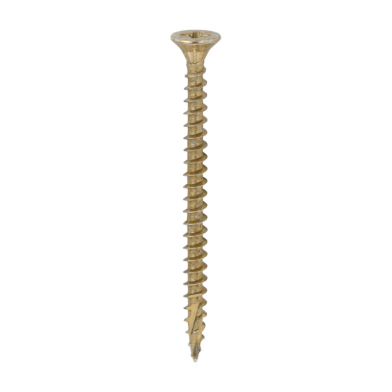TIMCO C2 Strong-Fix Multi-Purpose Premium Countersunk Gold Woodscrews — Box