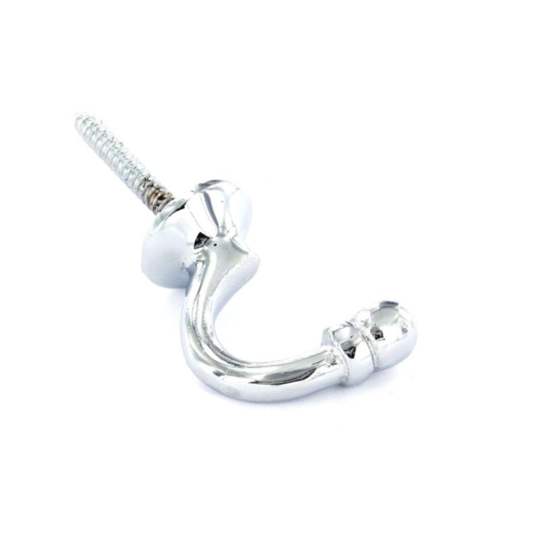 Securit Chrome Ball End Hooks (2) 40mm