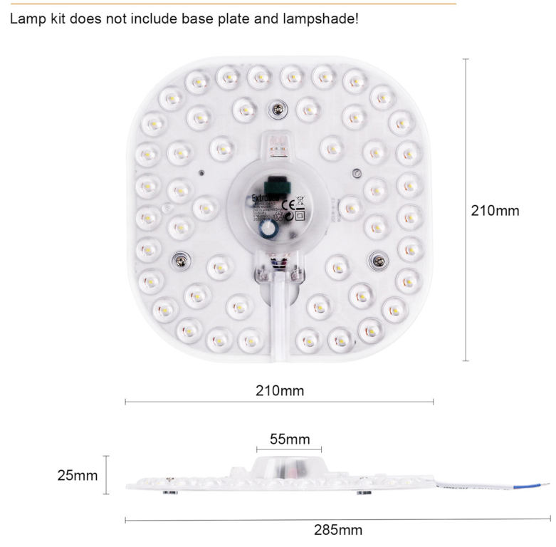 Extrastar Ceiling Light Module 2 D Fitting 32w