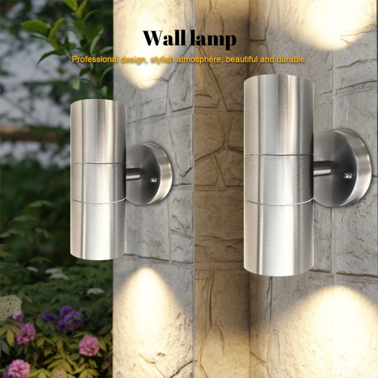 Extrastar Outdoor Up & Down Double Wall Light Steel