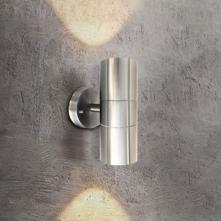 Extrastar Outdoor Up & Down Double Wall Light Steel