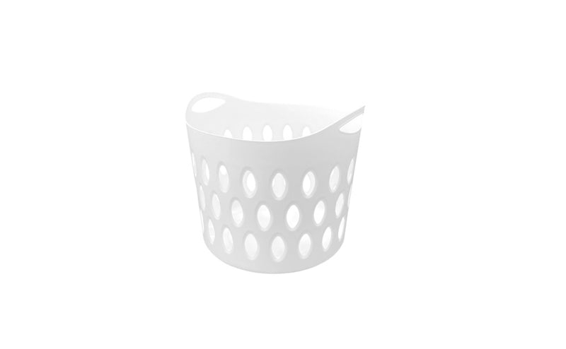 Signature Small Flexi Laundry Basket White