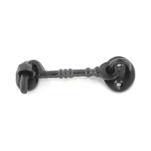 Securit Cabin Hook Cast Black 75mm
